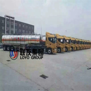 China Made Aluminum Alloy Oil/Powder Tank Truck with High Quality and Competitive Price for Sale