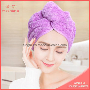 High Water Absorpotion Coral Fleece Hair Drying Towel